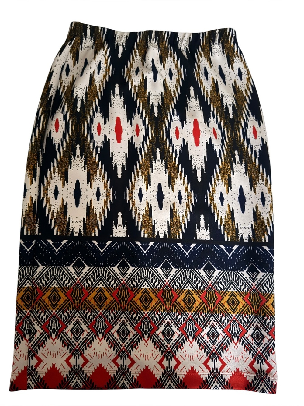 Anthropologie Maeve Igauzu Straight Fitted Skirt Size S